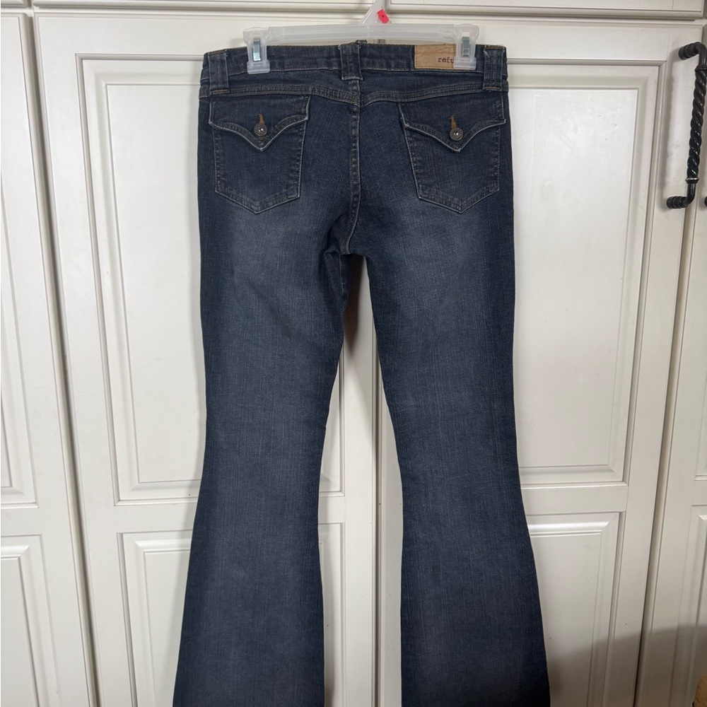Classic Blue Flared Women Jeans - Picture 2 of 4